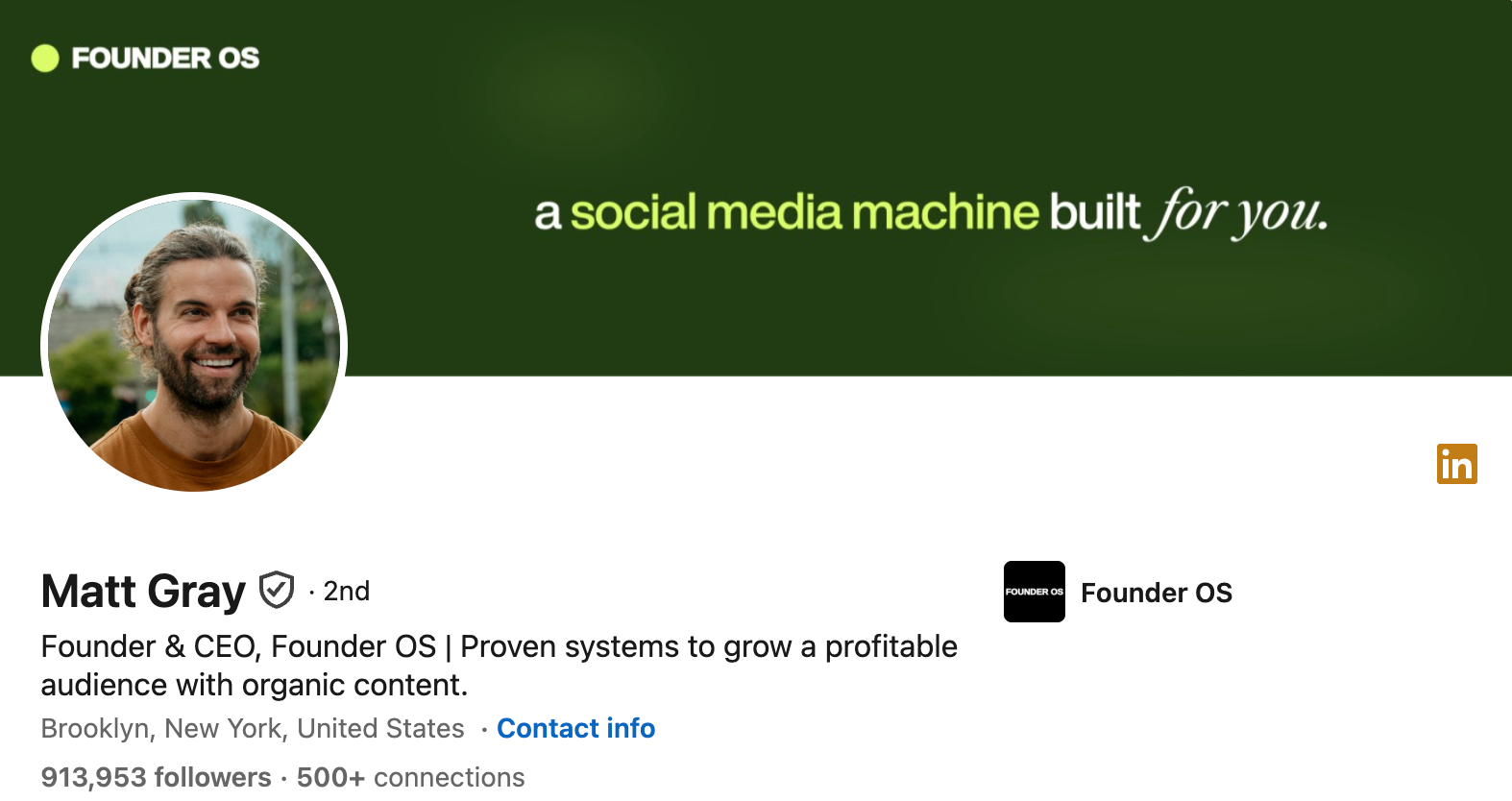 Matt Gray LinkedIn