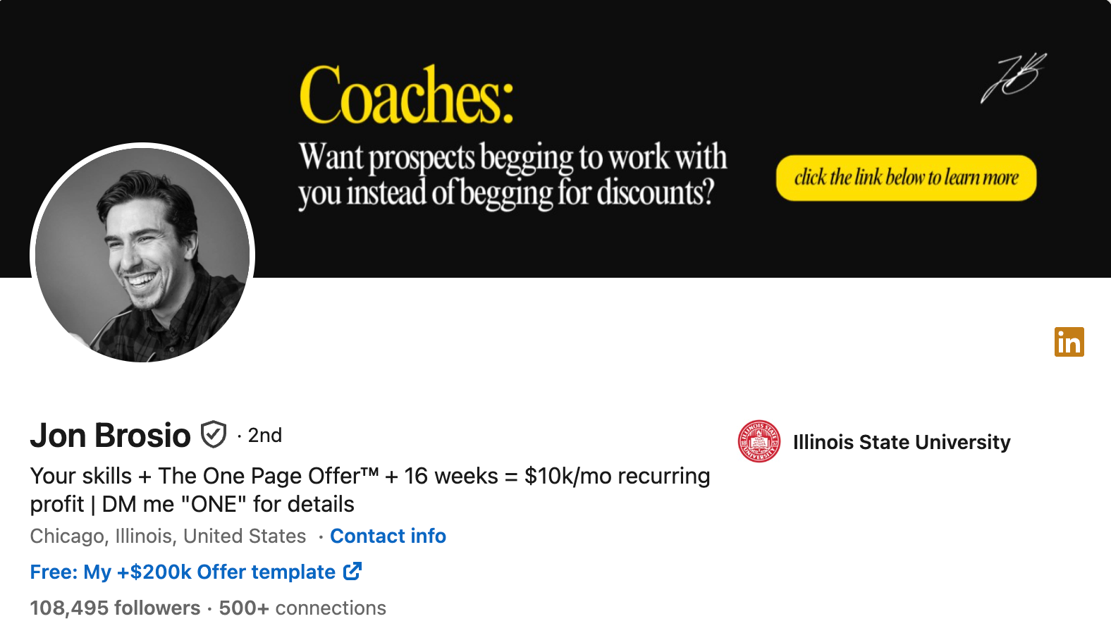 Jon Brosio LinkedIn
