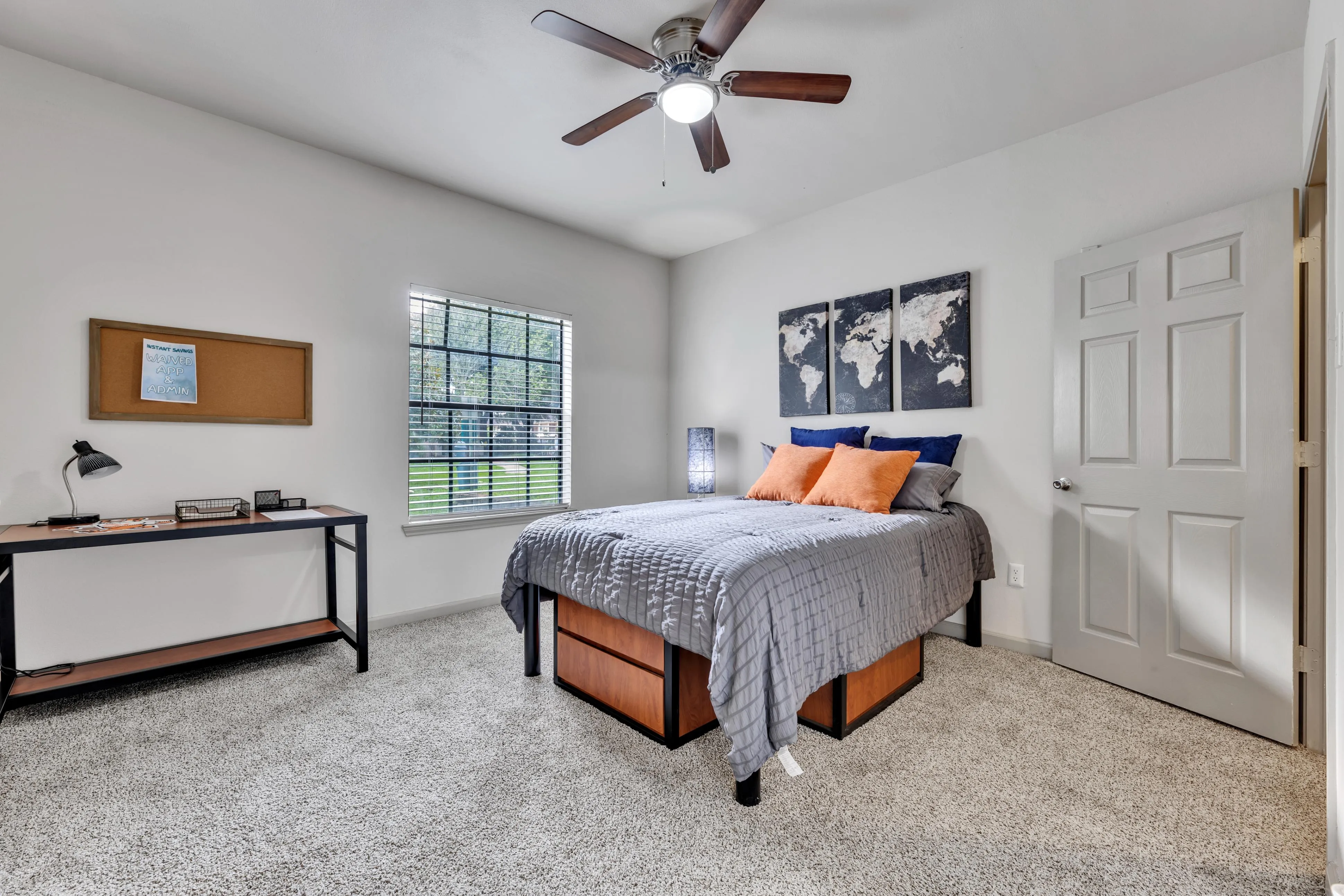 Fully furnished bedroom