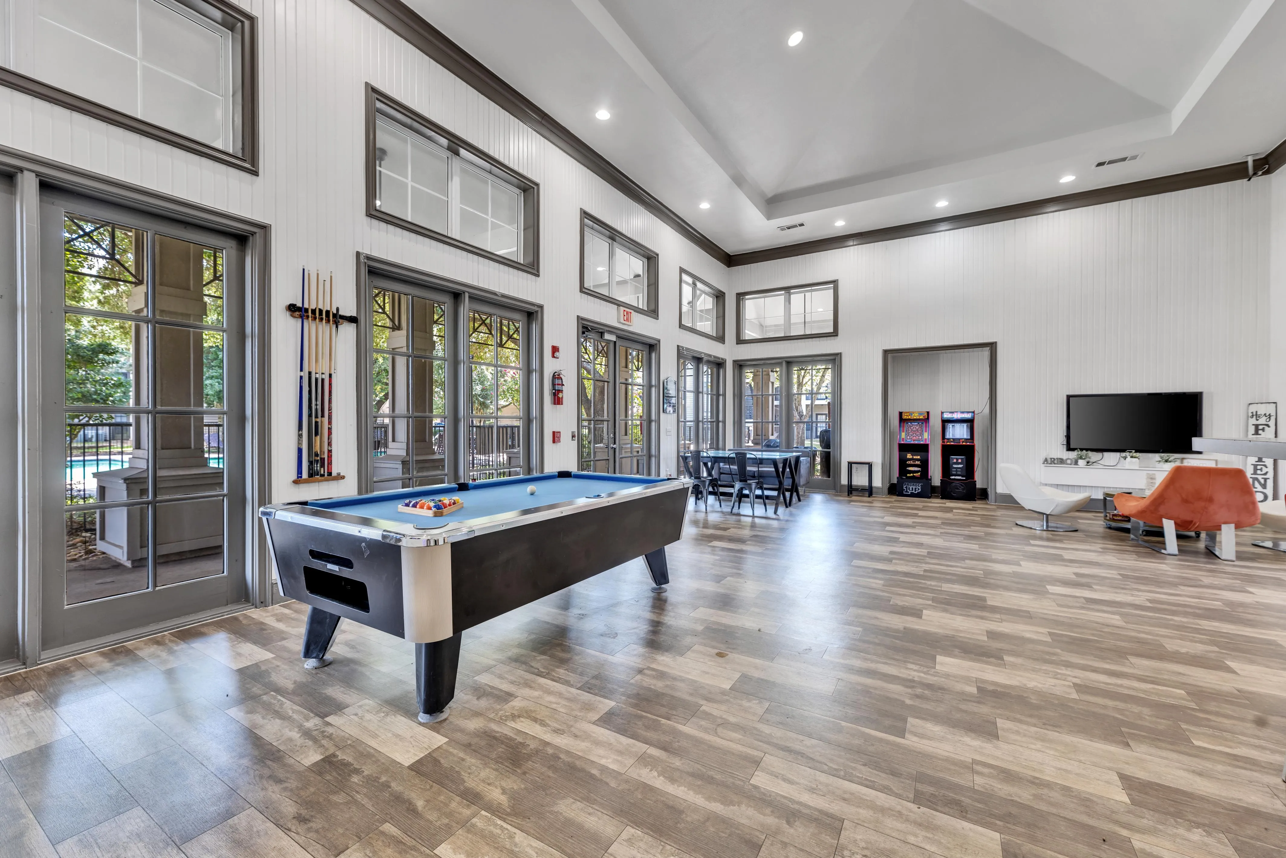 Leasing office lobby