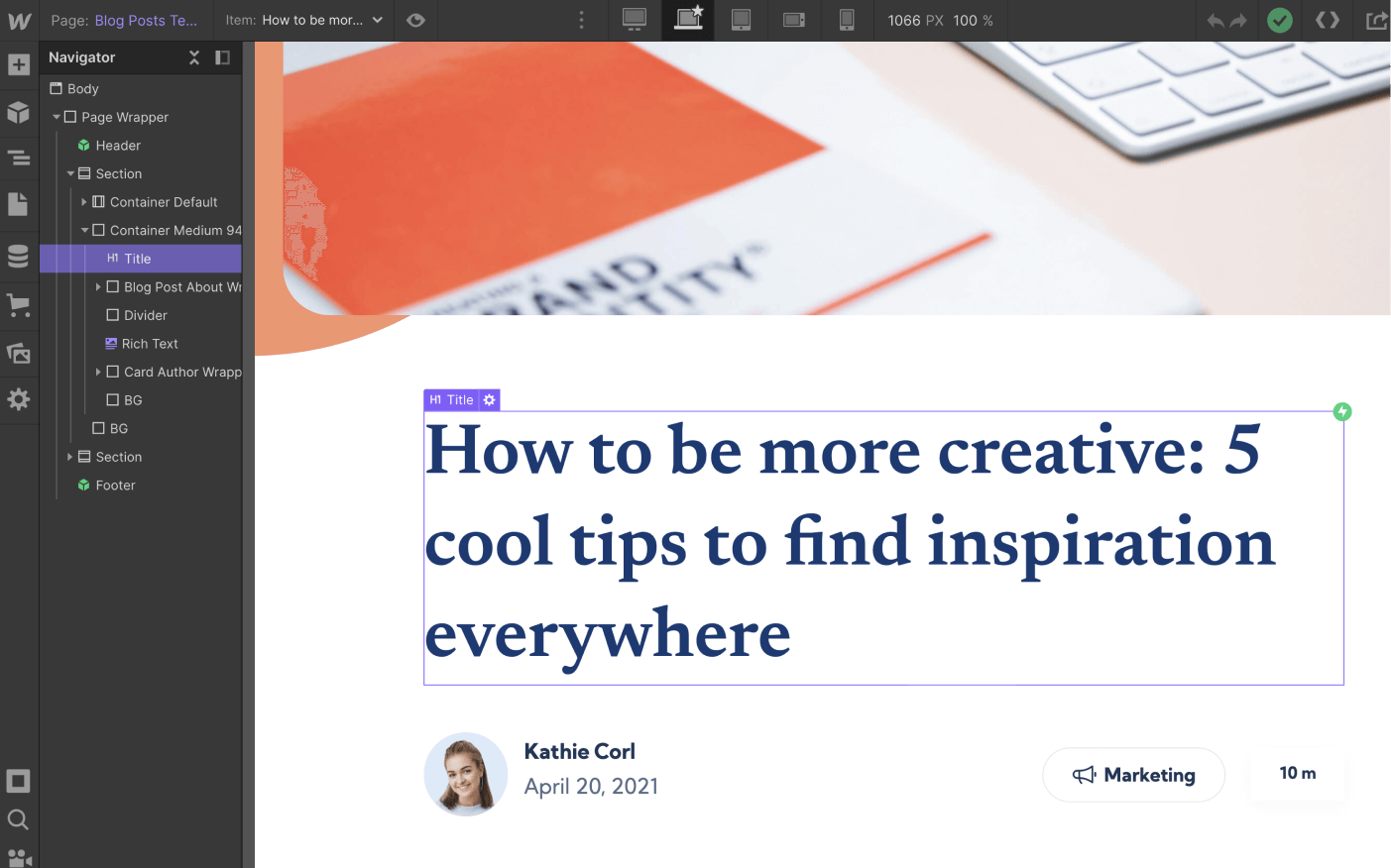 CMS Page - Education X Webflow Template