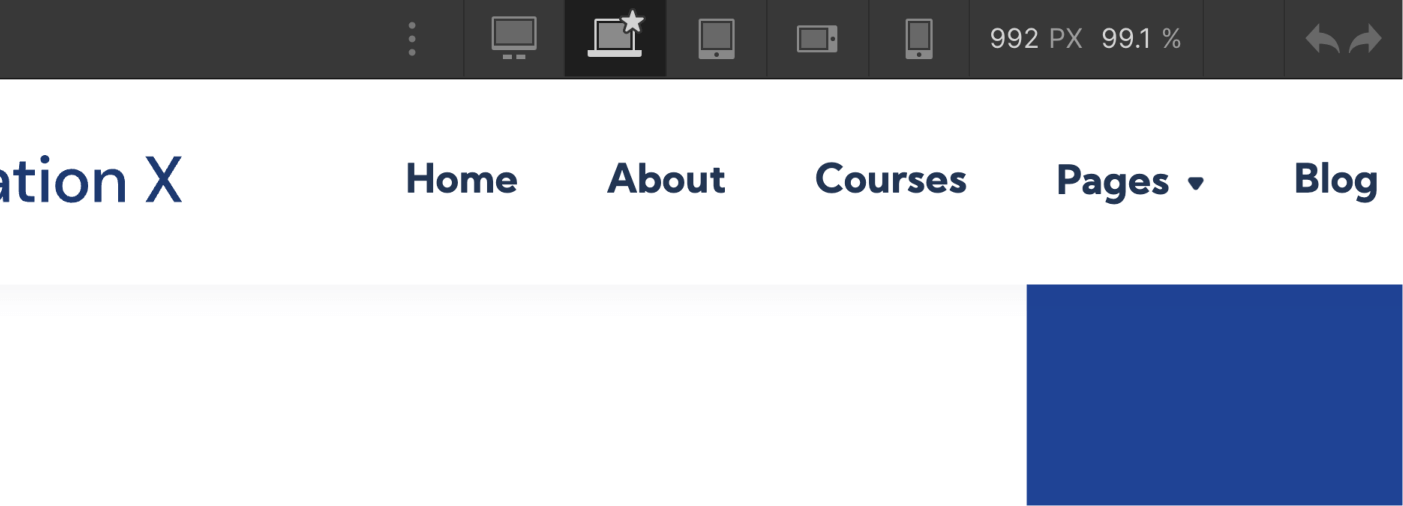 Responsive Design - Education X Webflow Template