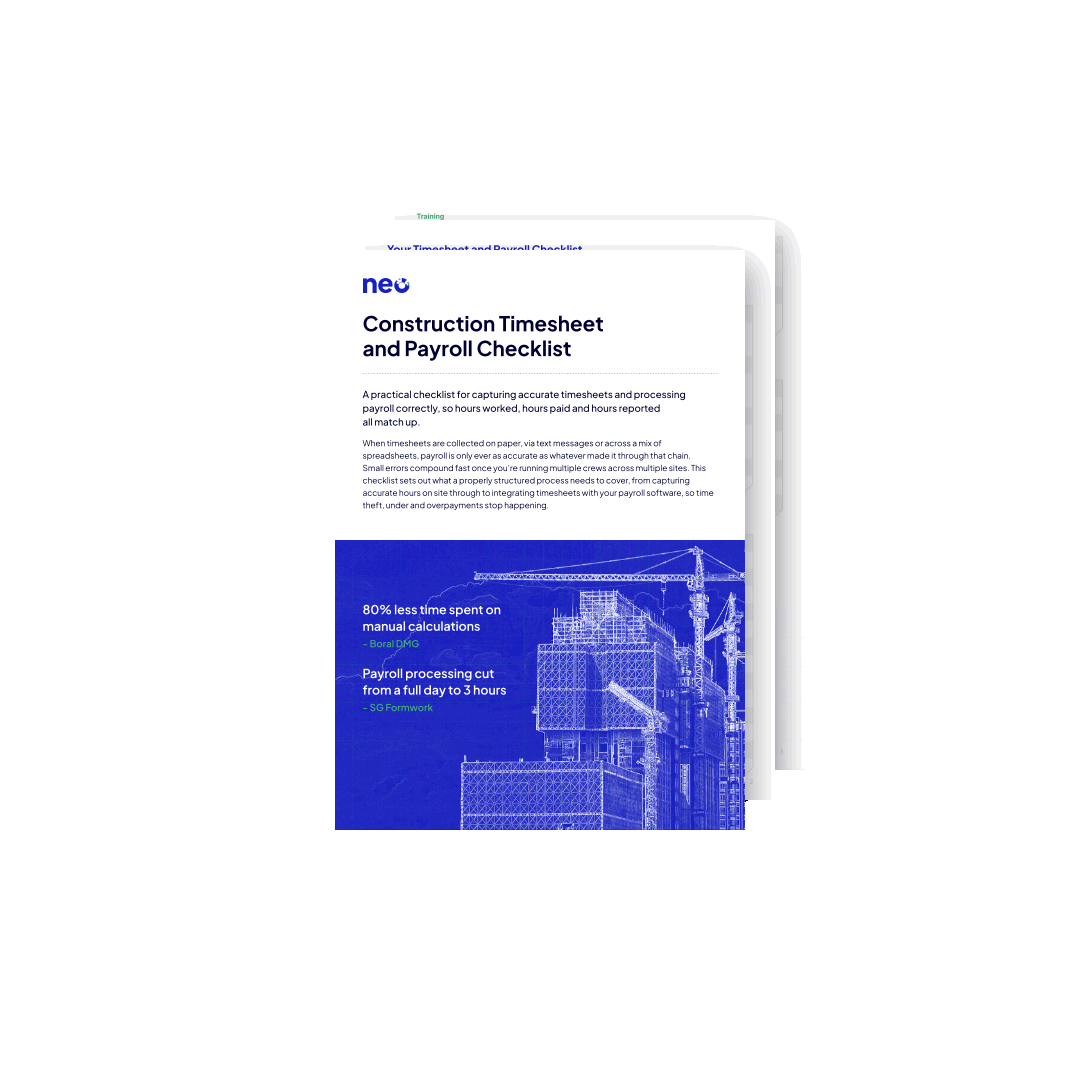 Timesheet and Payroll Checklist PDF Preview 