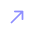 Blue arrow pointing diagonally up and right inside a white circle.