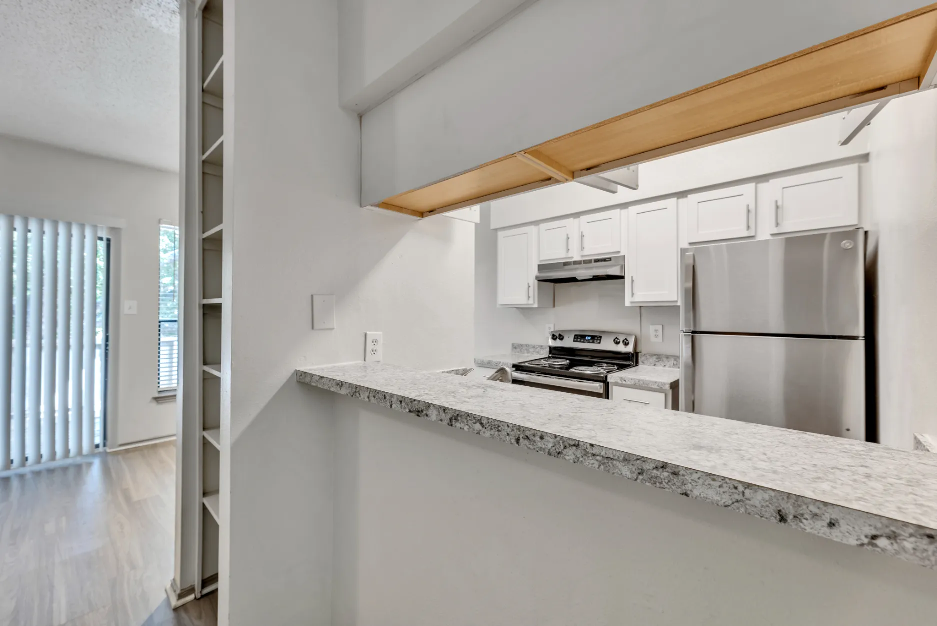 kitchen with stainless steel appliances