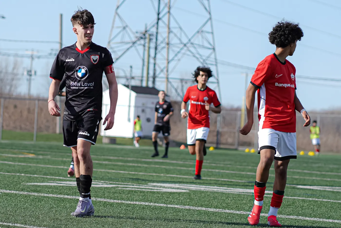 Joueurs de la Ligue locale U13+ de l’AS Laval
