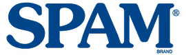 SPAM brand logo in blue text.