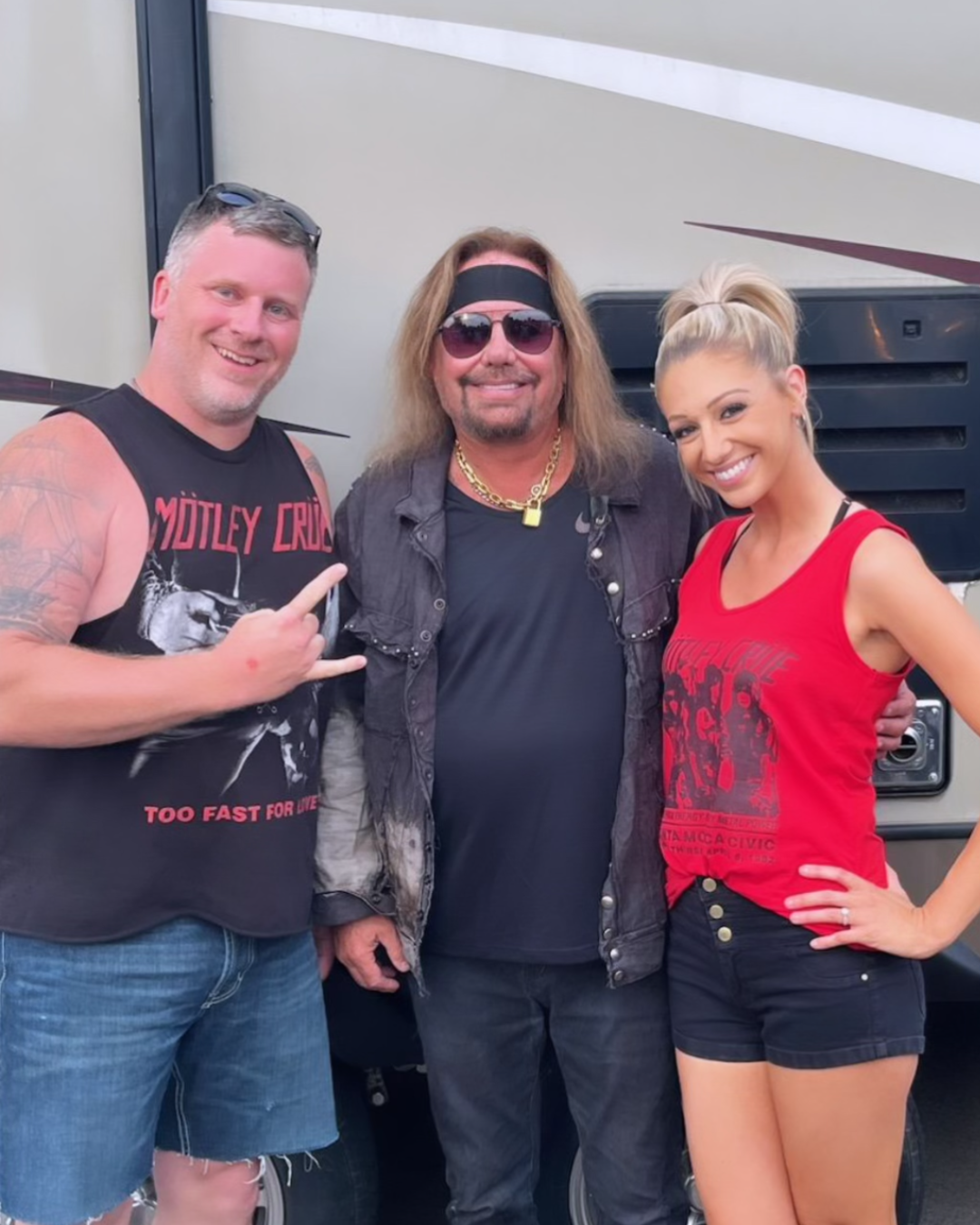 Jake Ellis, Vince Neil of Motley Crue, Lindsey Watson