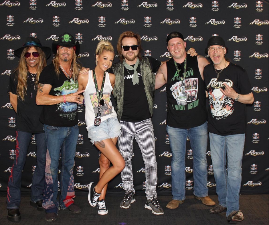 Jake and his wife with Poison