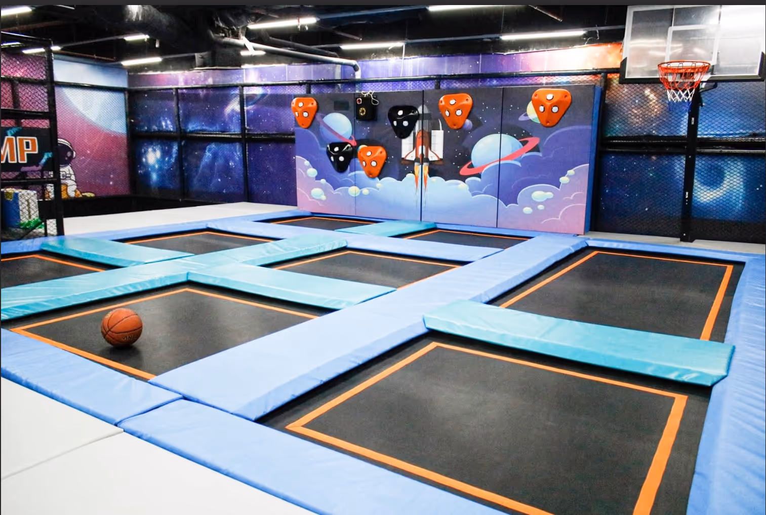 Trampoline sports park
