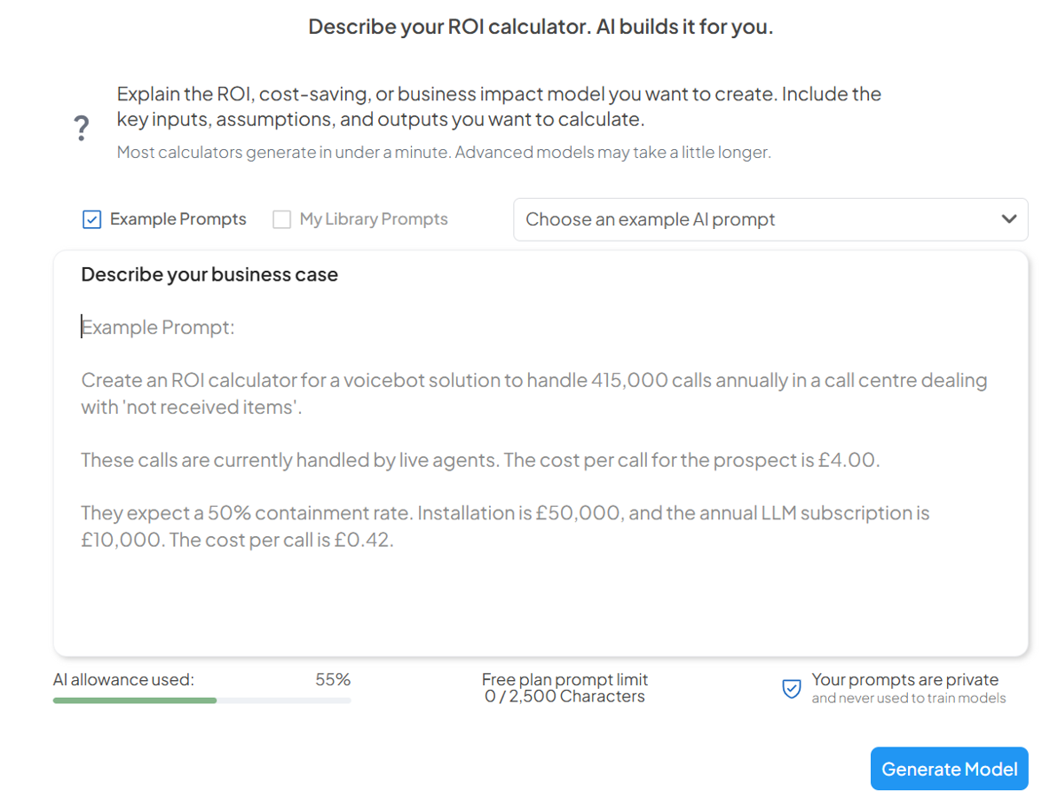 ROI Studio AI model creation