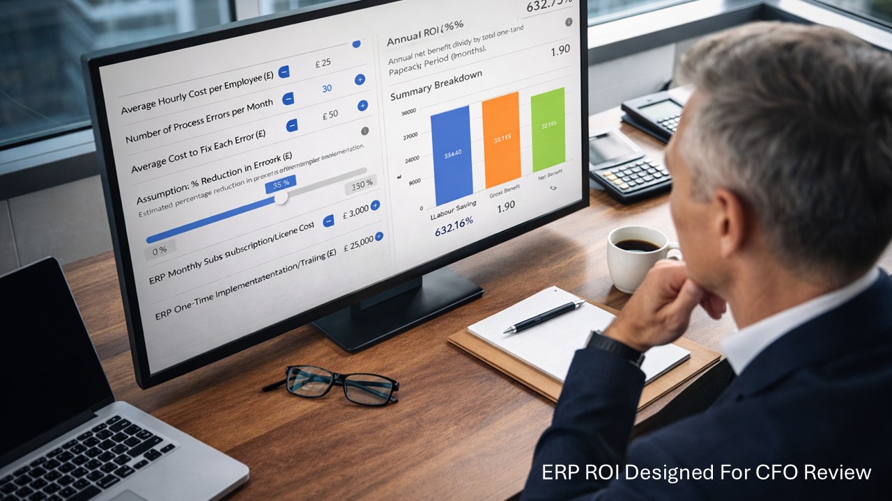 New Cloud ERP Platfrom vs On Prem ROI Calculator