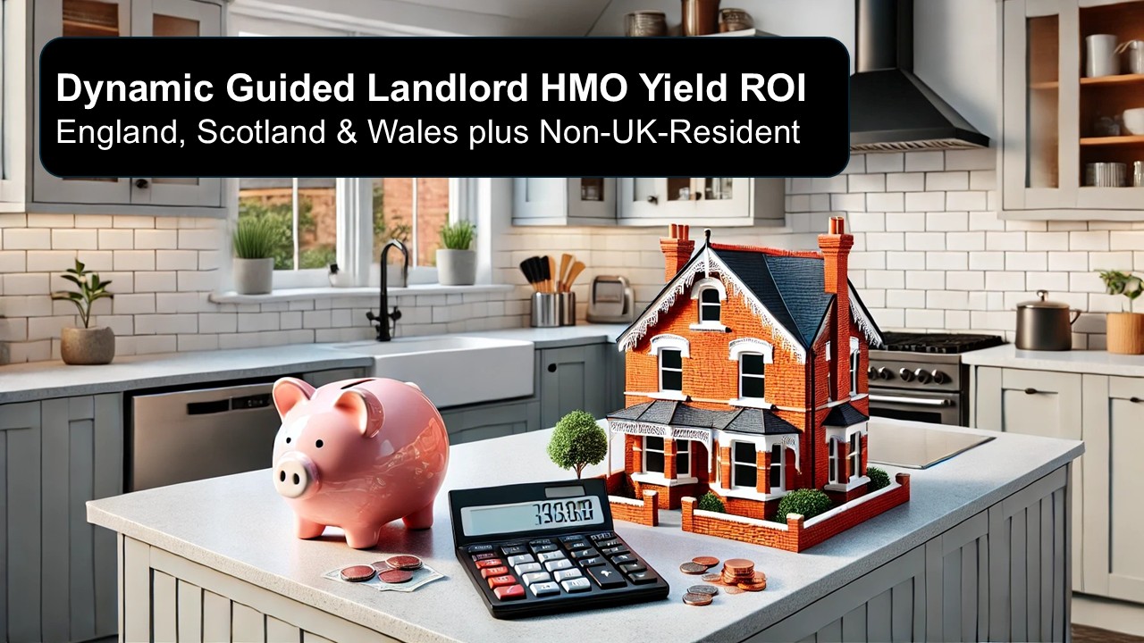 Multi Page/Section Landlord Yield Guided ROI Model UK Wide