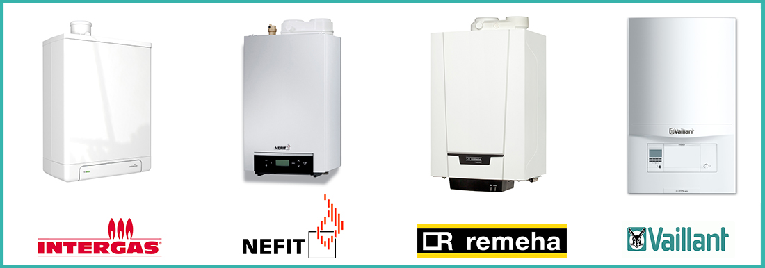 image of a high-efficiency water heater being inspected