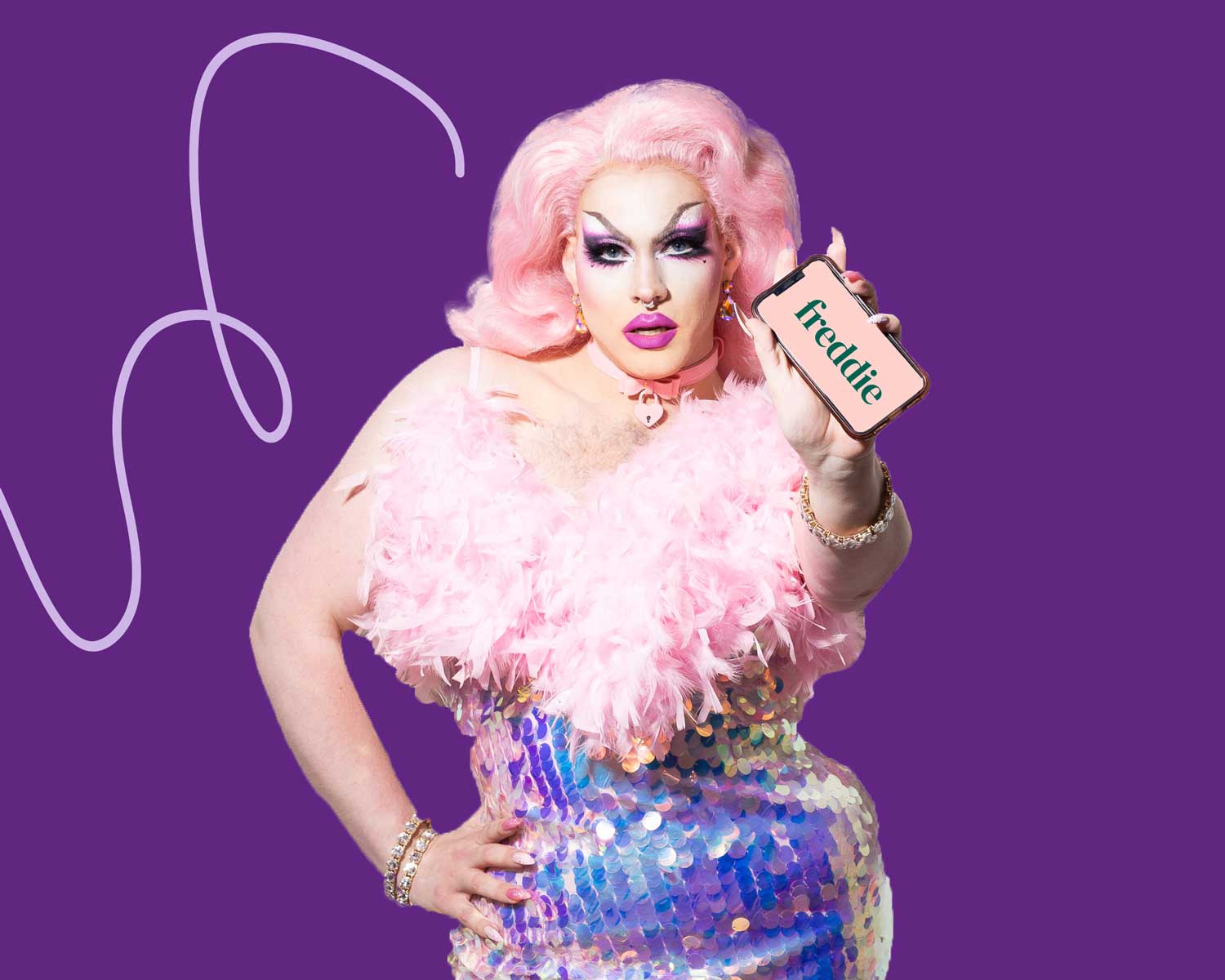 drag performer with prep pill