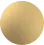 Golden-yellow gradient abstract shape with soft edges on a white background.