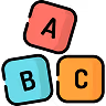 Abc block icon