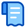 Invoice Blue Icon