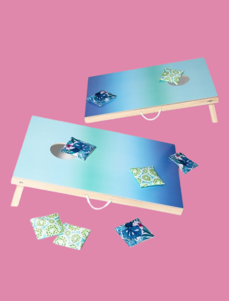 Cornhole game rental in Dallas