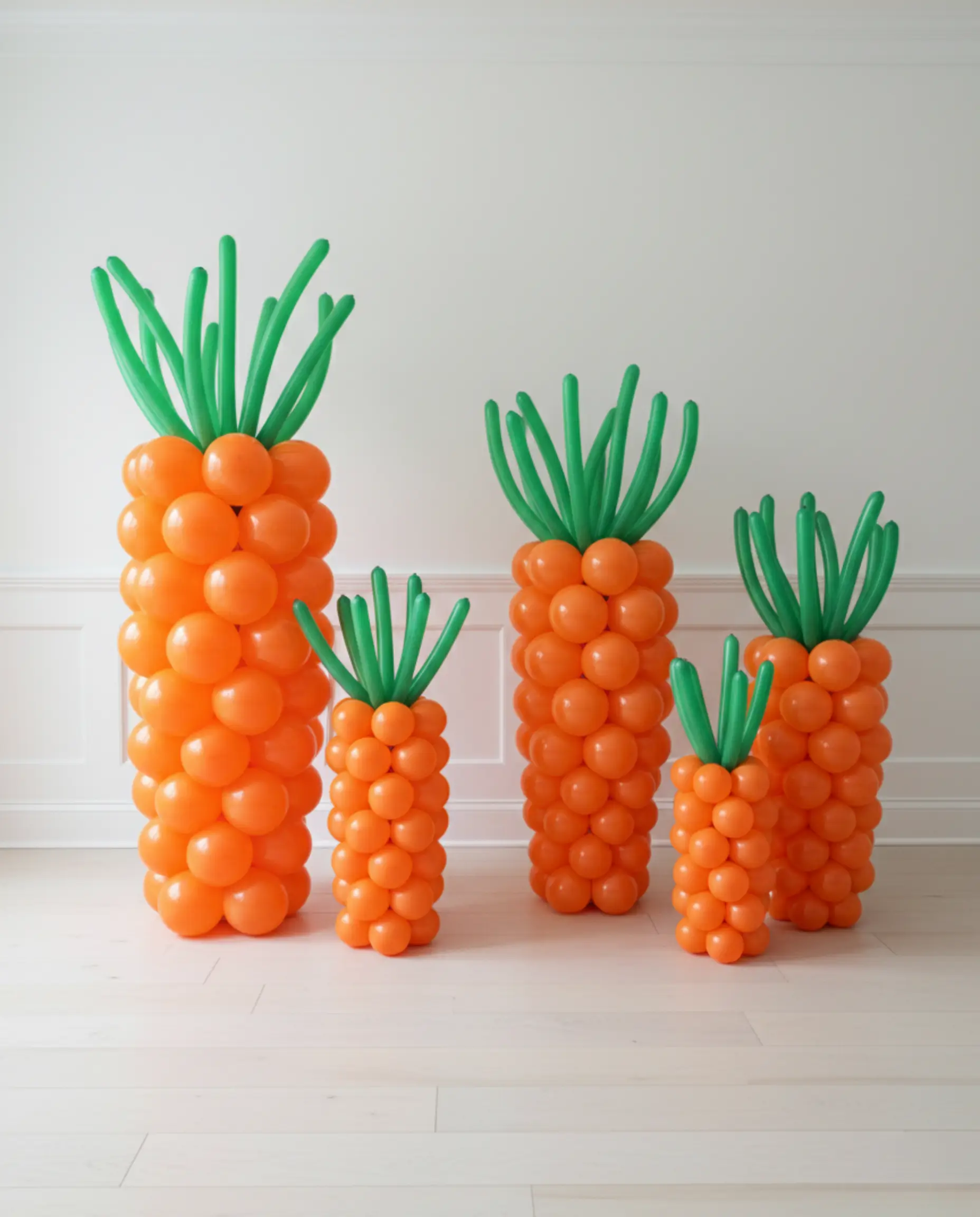Carrot balloon designs for Easter in Dallas
