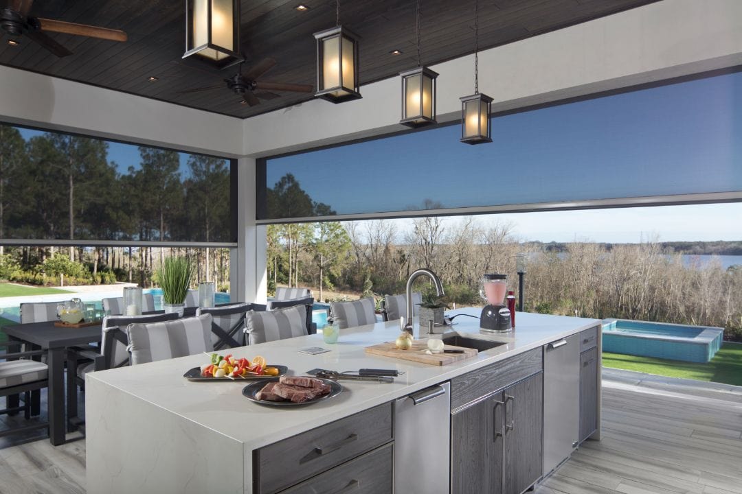 Outdoor Entertaining area blinds