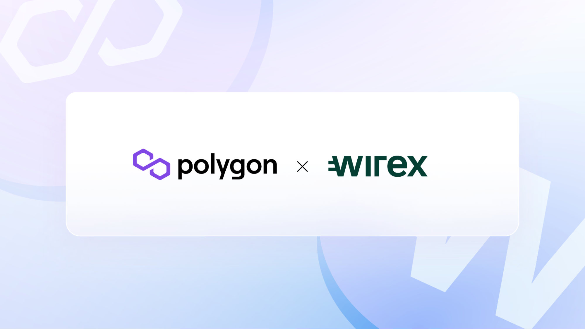 Wirex and polygon logo