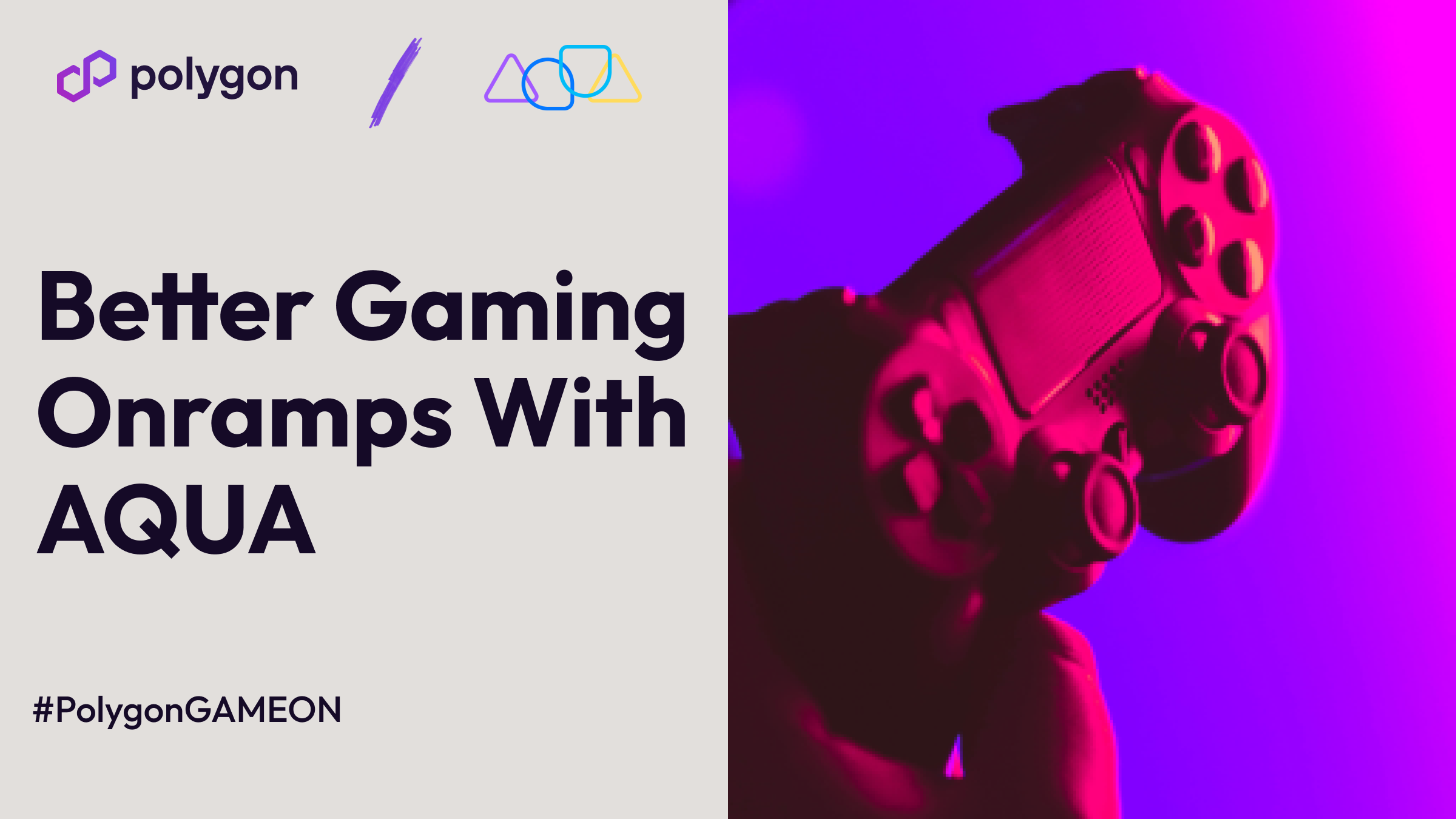AQUA to Build Better Gaming Onramps to Web3 on Polygon