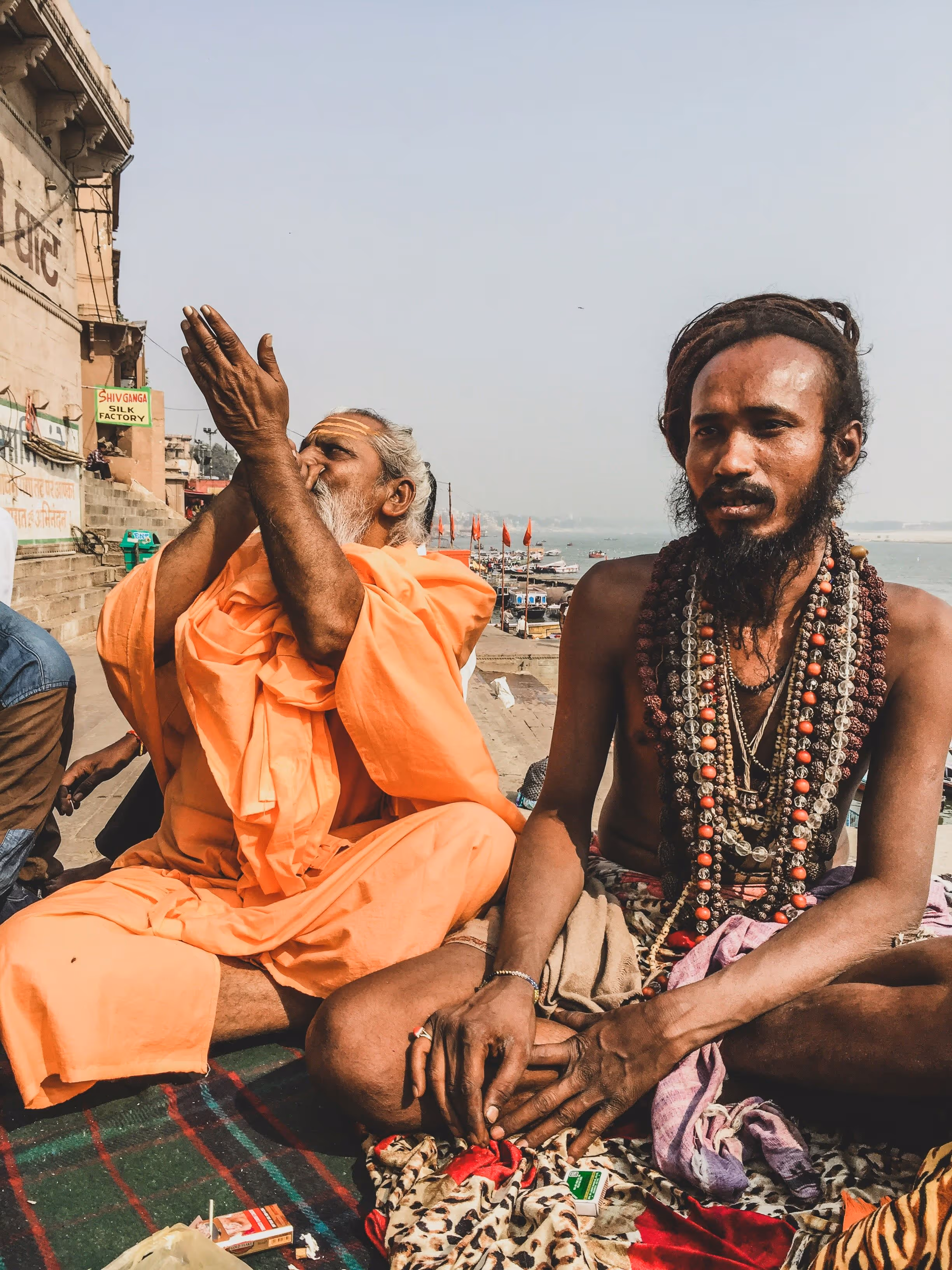 image of devotees praying in a hindu temple