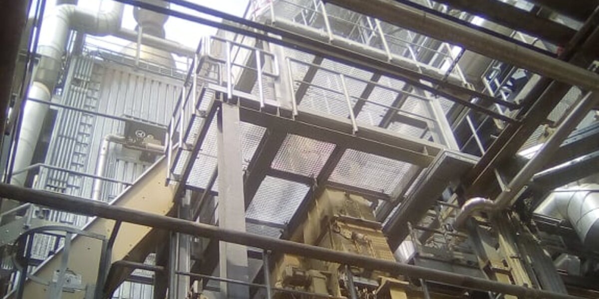 Industrial steel platforms and structures in Sandebeck – completed installation