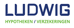 Logo van de mobiele app van Ludwig, gebruikt voor hun hypotheek- en verzekeringsdiensten.