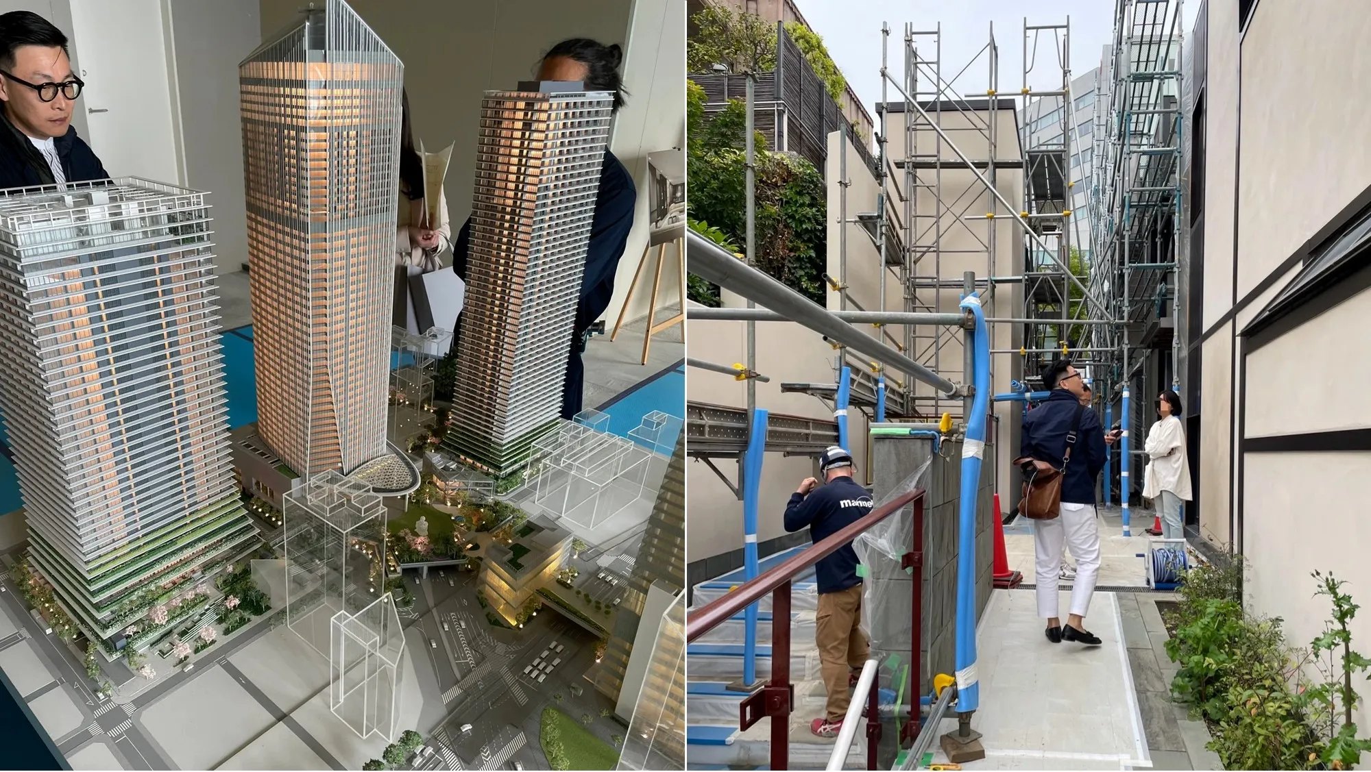 珥本設計STEVEN替客戶去日本虎之門 Hills Residence 與 AMOMA Hiroo考察及提供意見