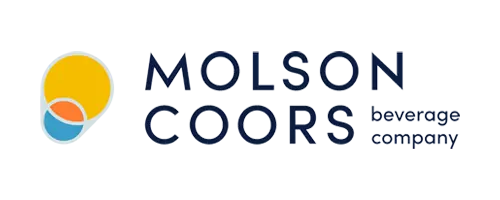 Molson Coors Beverage Company logo featuring overlapping yellow, orange, and blue circles.