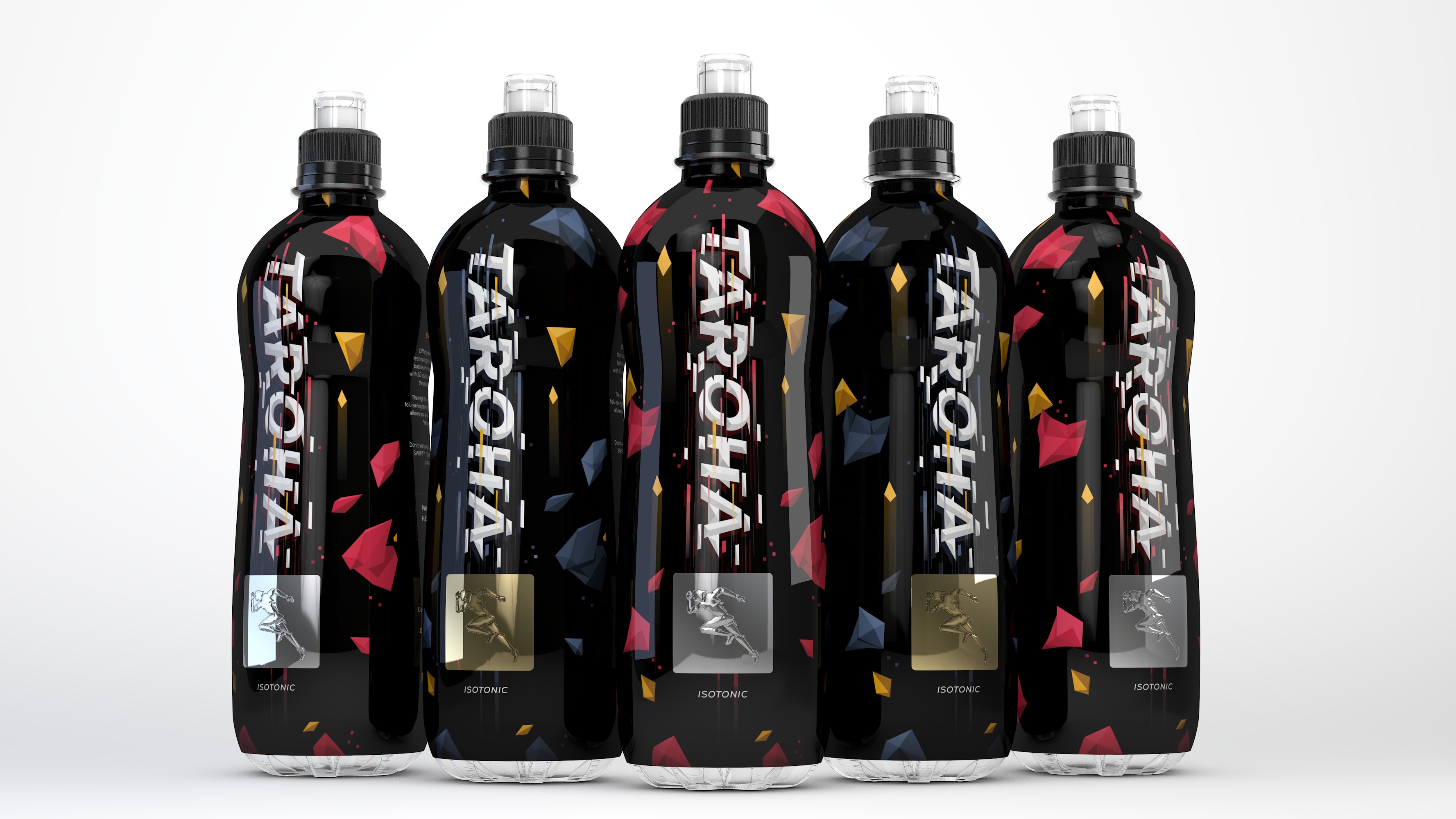 Taroha - an example of the creative power of 3D images on shrink sleeves using hot stamping