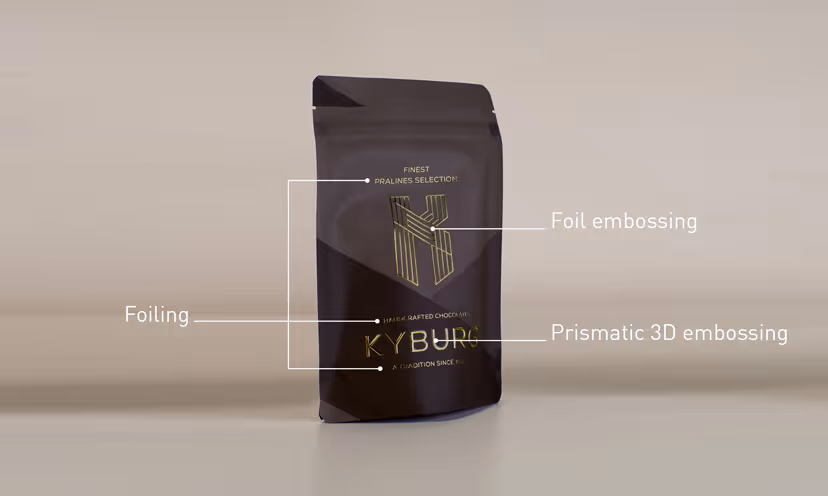 Exclusive Praline Packaging in a doypack: Perfection in Shine and Texture