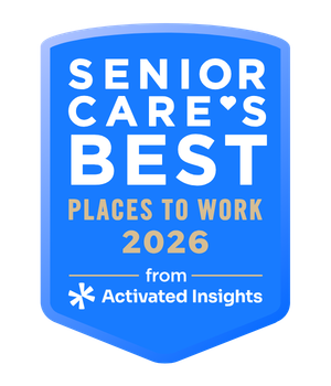 Senior Care's Best Places to Work 2026 from Activated Insights