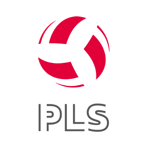 Logo IRMiR z niebieskimi geometrycznymi kształtami i tekstem Instytut Rozwoju Miast i Regionów.