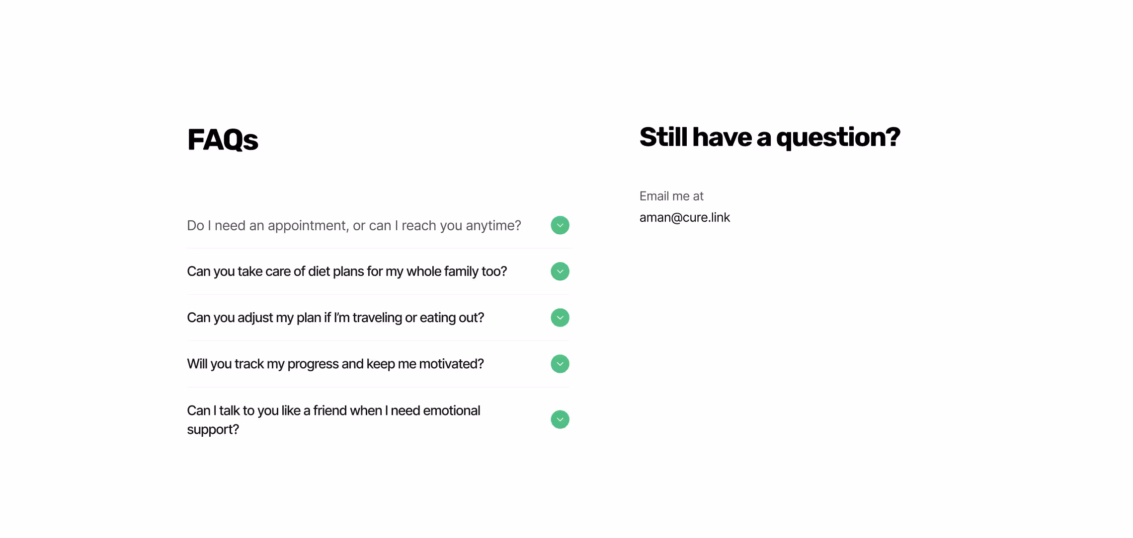 CureLink web section 6