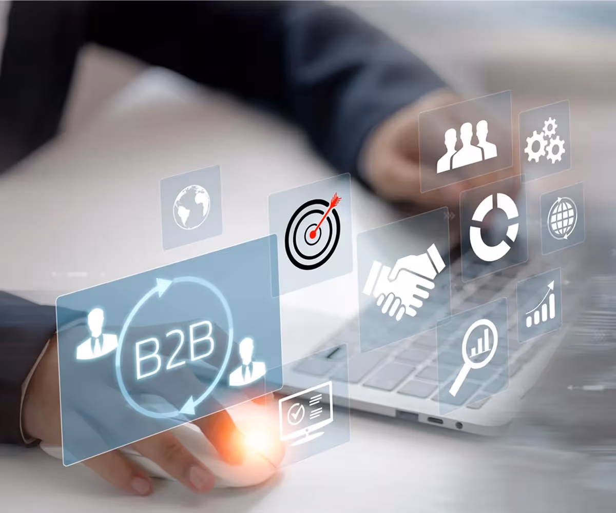 b2b business strategy concept