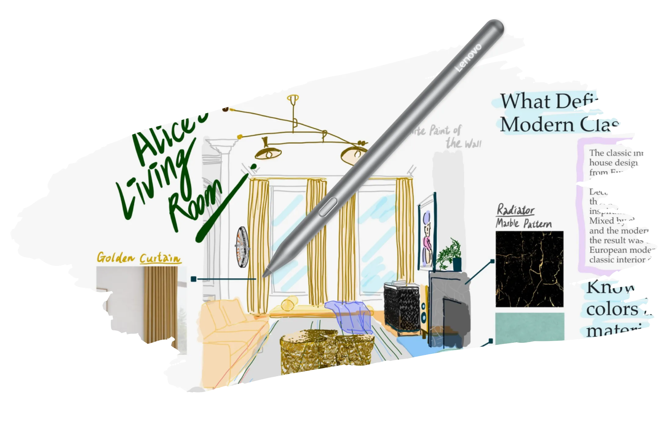 Using Lenovo Tab Pen Plus on Goodnotes