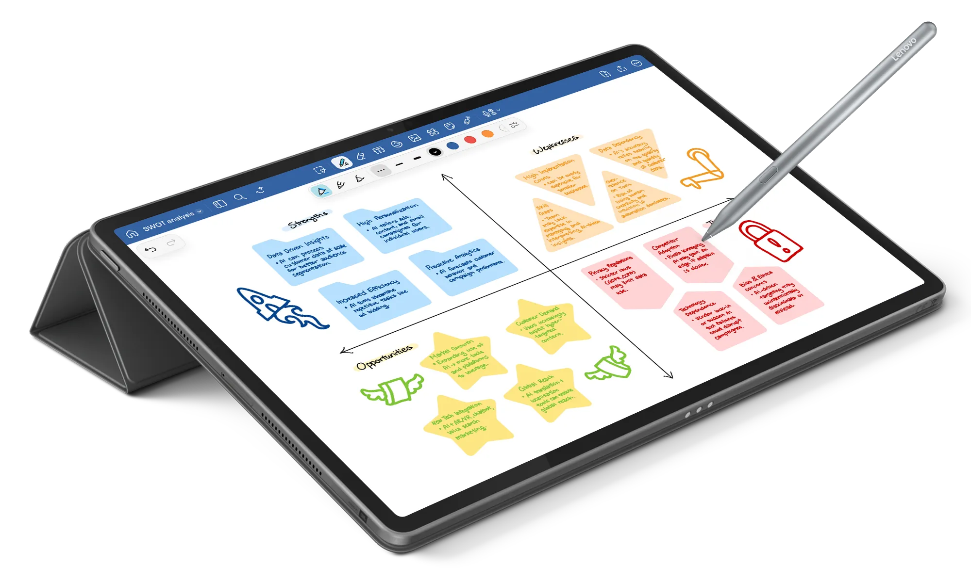 Using Goodnotes on Lenovo Idea Tab Pro Gen 2