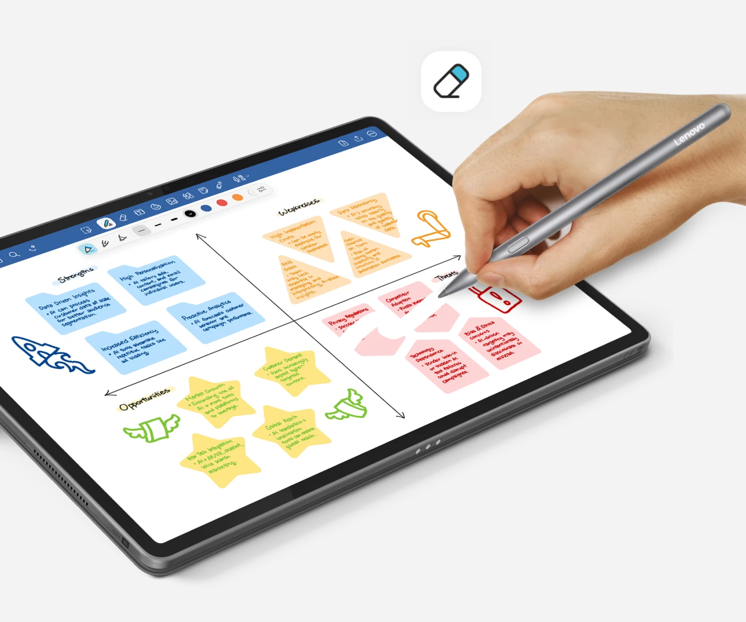 Gemeinsam besser – mit dem Lenovo Tab Pen Plus