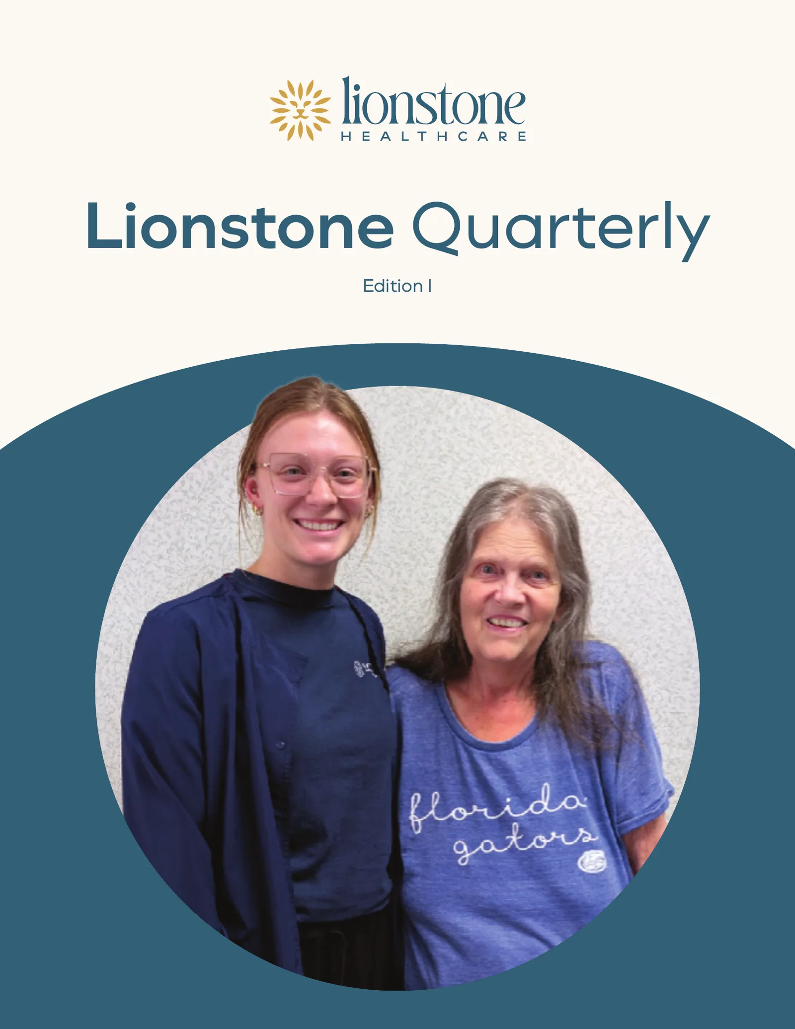 Lionstone Quarterly Newsletter page 1