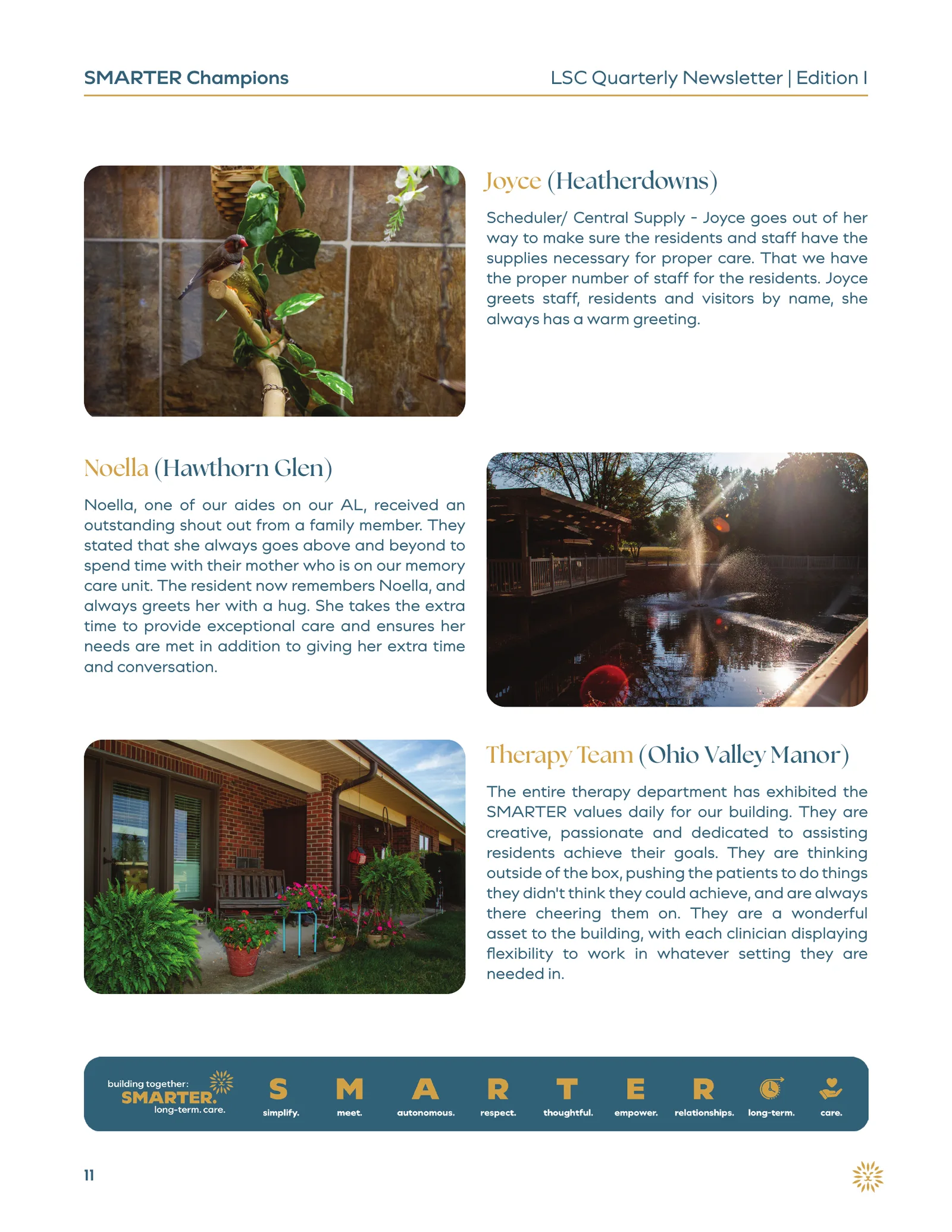 Lionstone Quarterly Newsletter page 11