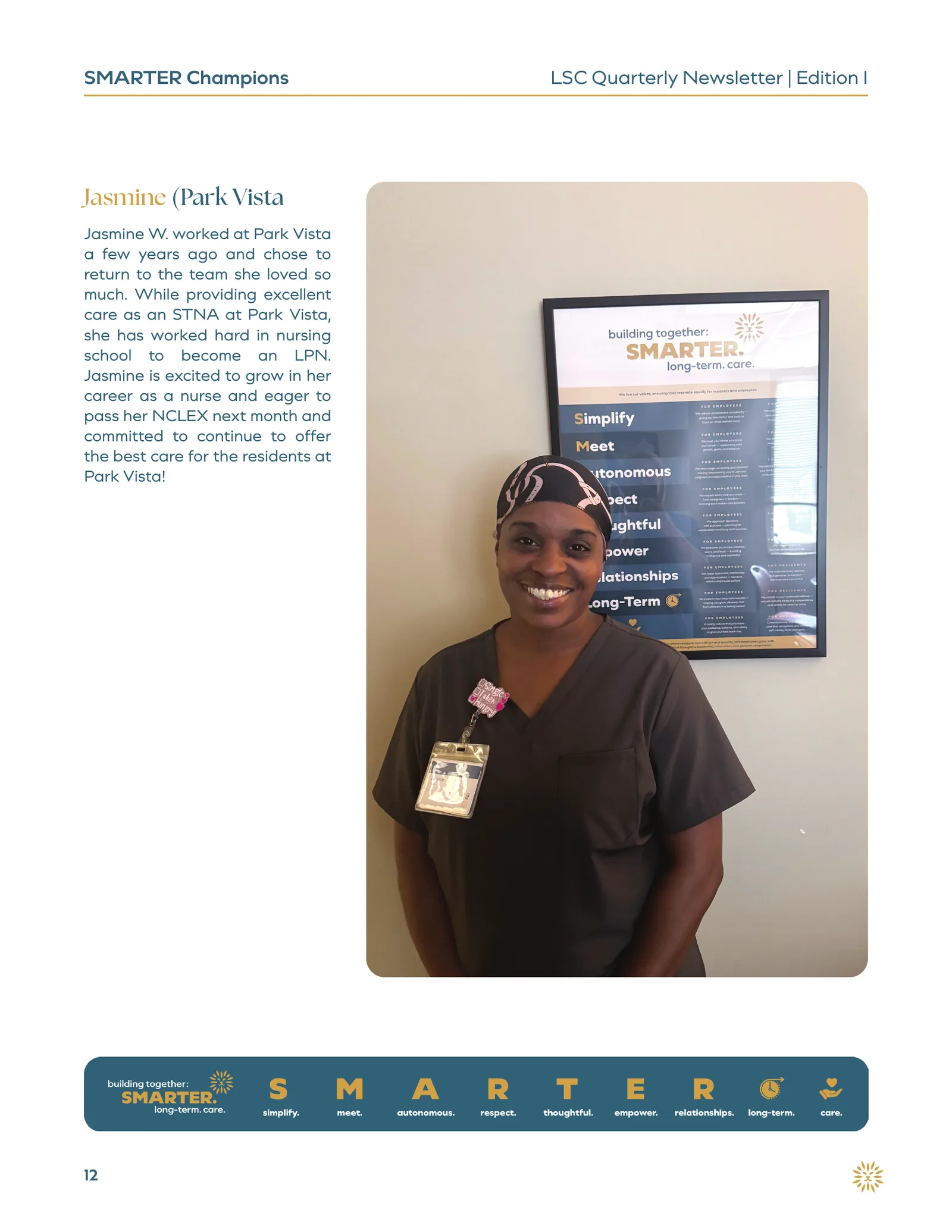 Lionstone Quarterly Newsletter page 12