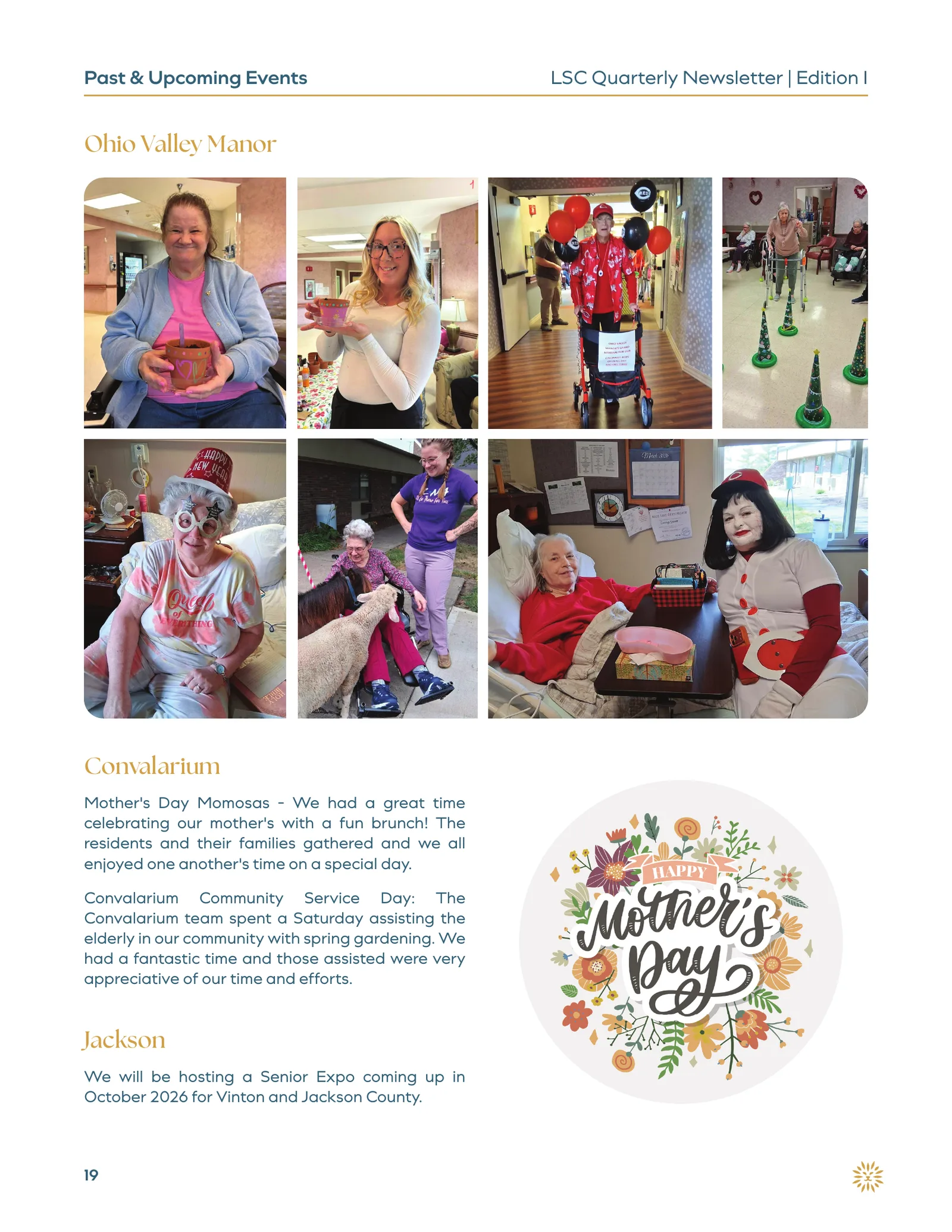 Lionstone Quarterly Newsletter page 19