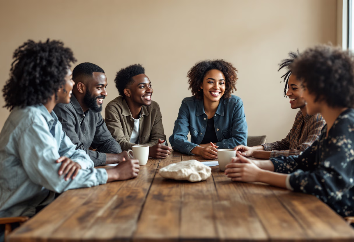 image of diverse group collaboration (for a hr tech)