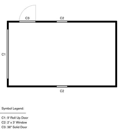 LOFTED GARAGE 12 x 16