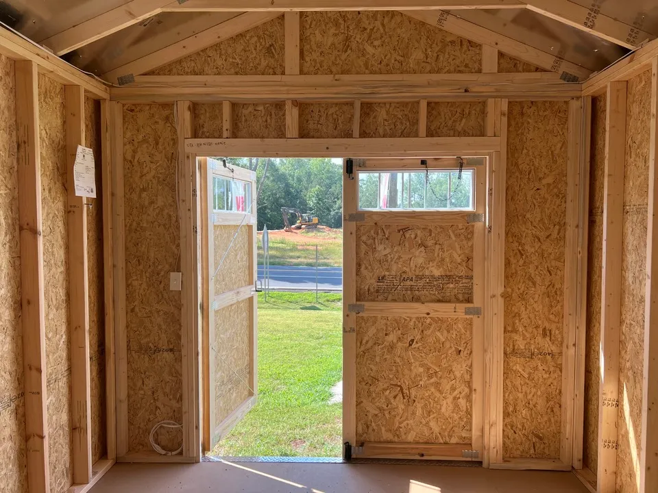$4890 cash price + tax, UTILITY 10 x 12 RTO 48 mo $217 + tax first payment upfront to deliver