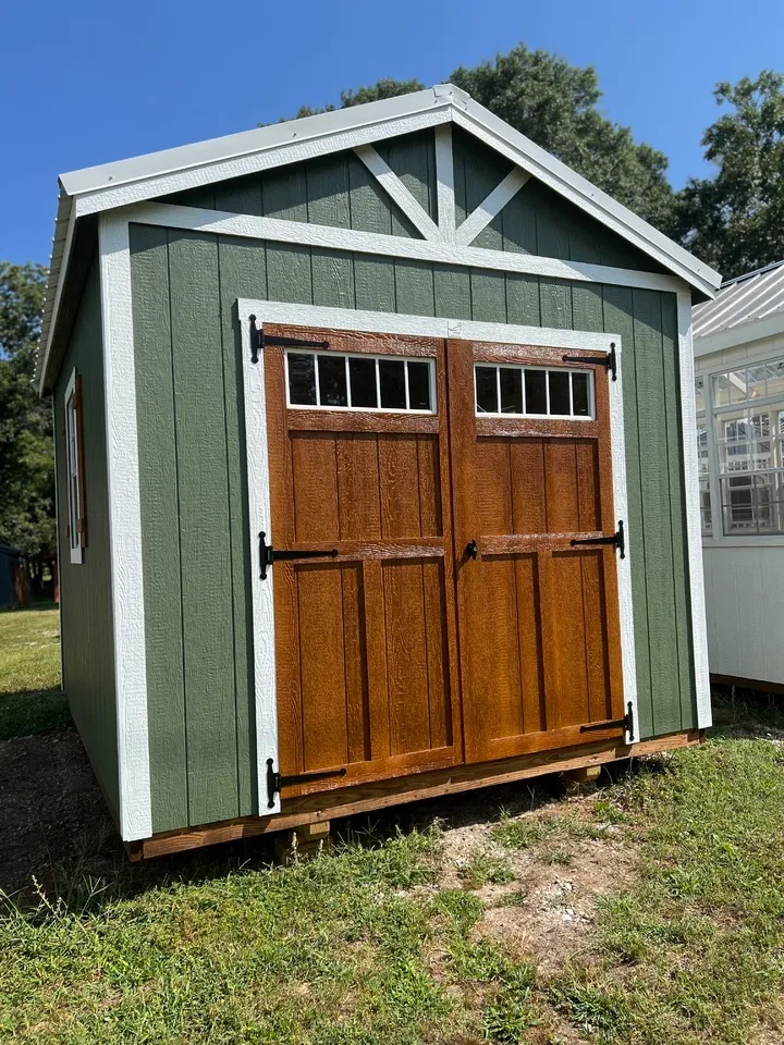 $4890 cash price + tax, UTILITY 10 x 12 RTO 48 mo $217 + tax first payment upfront to deliver