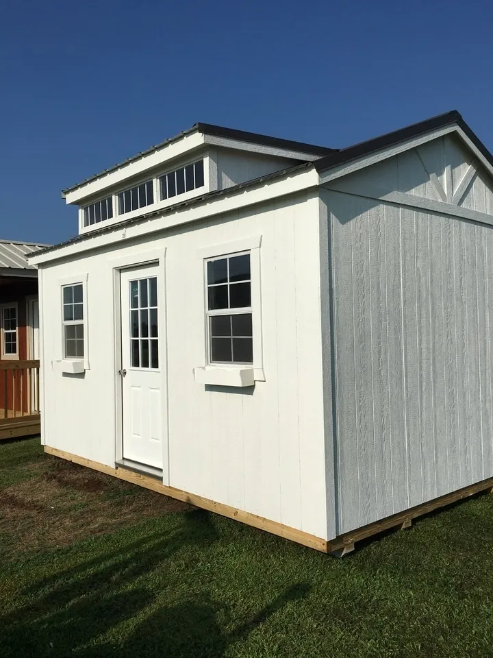 12 X 16 WITH HOUSE DOOR $6,952 CASH PLUS TAX RENT TO OWN $300 PER MONTH